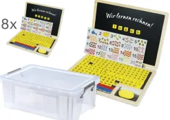 Klassensatz Rechen-Klapp-Computer, 8-tlg., in Box