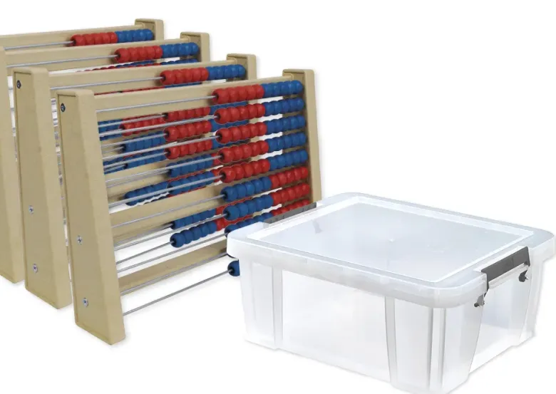 Klassensatz Rechenrahmen für 100-er Zahlenraum, 11-tlg., in Box