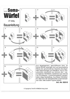 Klassensatz Soma-Würfel, 24-tlg., in Box