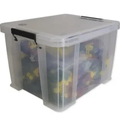 Klassensatz Steckwürfel rot/blau/grün/gelb, 21-tlg., in Stapel-Box
