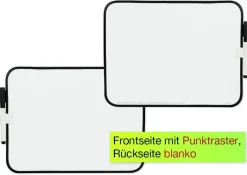 Klassensatz Whiteboard A4-Plus, doppelseitig, 25 Stück in Box