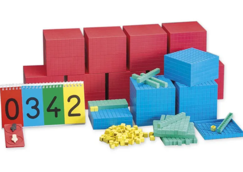 Klassensatz XXL Dienes Dezimal-Rechensatz, 594-tlg. in Box
