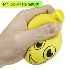 Knetball "lachendes Gesicht", ca. 75 mm ø