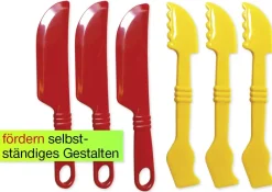 Knet-Schneidewerkzeug, 6-tlg.