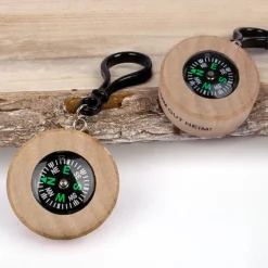 Kompass aus Holz, 45 mm ø, 1 Stück