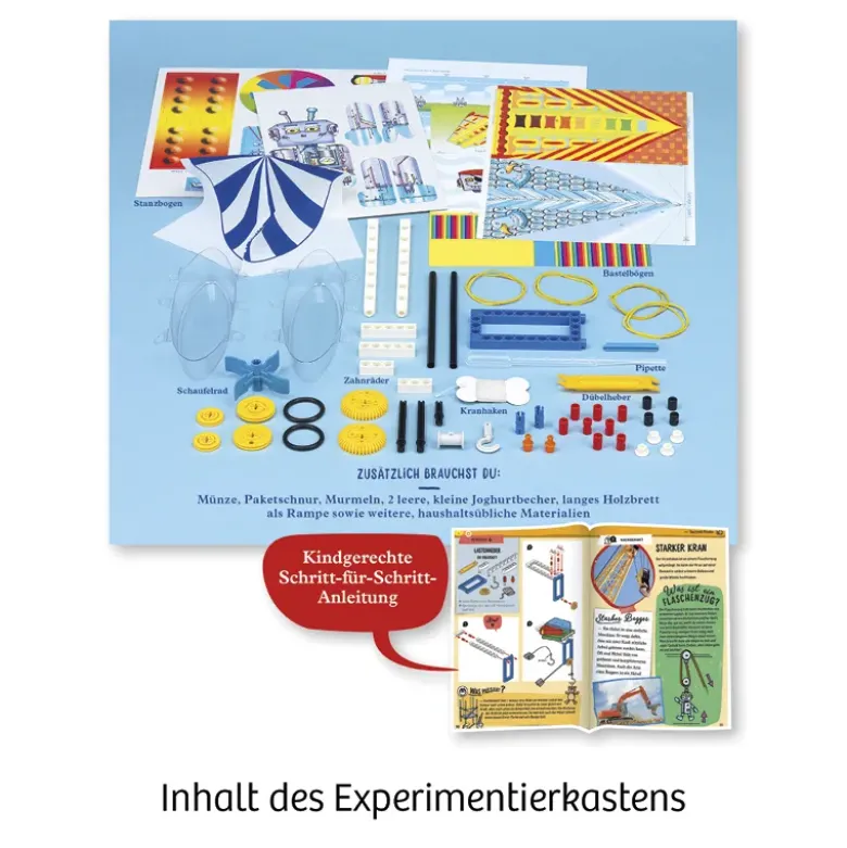KOSMOS Experimentier-Kasten "Technik ganz einfach", 59-tlg.