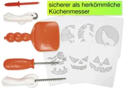 Kürbis-Schnitzset, 6-tlg.