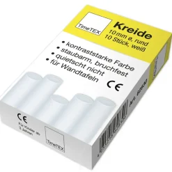 Kreide 10 mm ø, weiß, im 10-er Pack