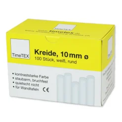 Kreide 10 mm ø, weiß, im 100-er Pack