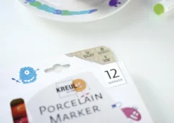 KREUL Porzellan-Stifte Junior, Strichstärke 2-4 mm, 12 Stück
