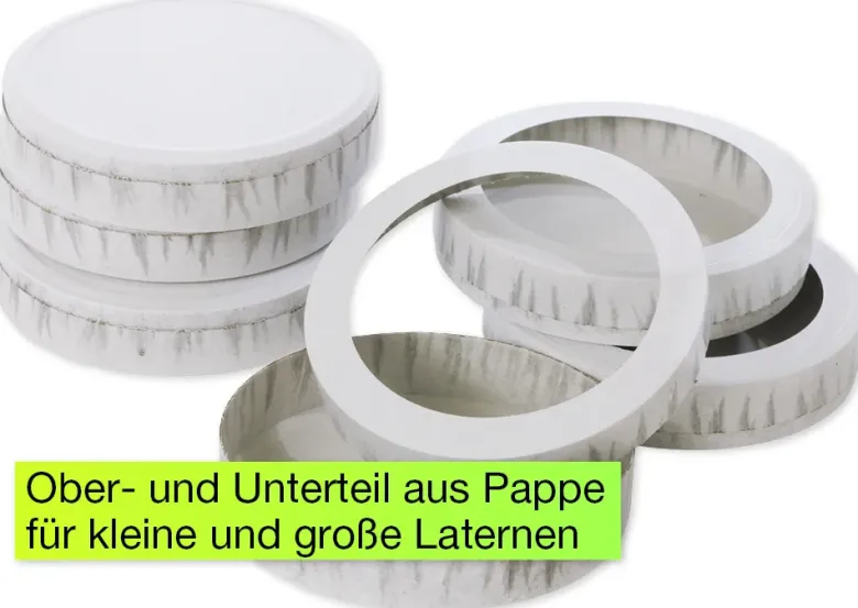 Käseschachteln groß 15,3 cm ø, 10 Paar