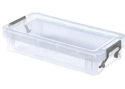 Kunststoff-Box stapelbar, transparent, 0,75 Liter