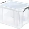 Kunststoff-Box stapelbar, transparent, 36 Liter