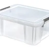 Kunststoff-Box stapelbar, transparent, 24 Liter