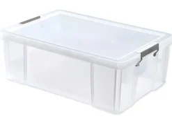 Kunststoff-Box stapelbar, transparent, 51 Liter