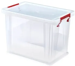 Kunststoff-Box stapelbar, transparent, 18,5 Liter