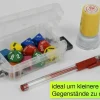 Kunststoff-Box stapelbar, transparent, 0,1 Liter