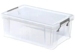 Kunststoff-Box stapelbar, transparent, 10 Liter (A4 XL)