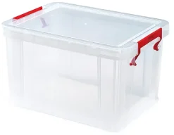 Kunststoff-Box stapelbar, transparent, 5 Liter (A5 XL)