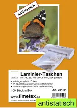 Laminier-Taschen A5 2x80 mic matt, 100 Stück