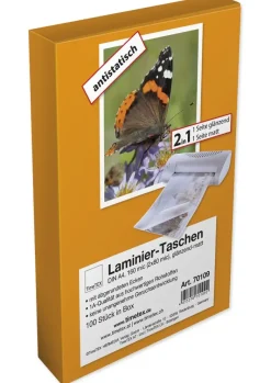 Laminier-Taschen 2in1 A4 2x80 mic glänzend-matt, 100 Stück