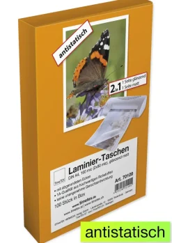 Laminier-Taschen 2in1 A4 2x80 mic glänzend-matt, 100 Stück