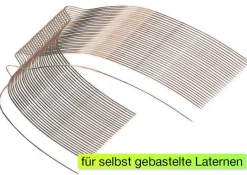 Laternen-Drahtbügel, 100-tlg.