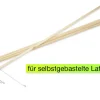 Laternen-Holzstäbe mit Drahtbügel, 50-tlg.
