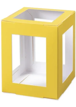 Laternen zum Stecken, 13,5x13,5x18 cm, 5 Stück farbig sortiert