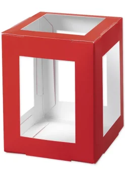 Laternen zum Stecken, 13,5x13,5x18 cm, 5 Stück farbig sortiert