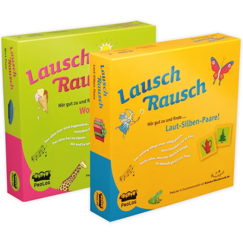 LauschRausch-Gesamtpaket: Wort-Paare & Laut-Silben-Paare, 194-tlg.