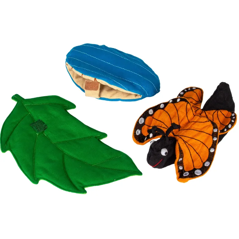 Lebenszyklus-Stoffmodell "Schmetterling", 3-tlg.