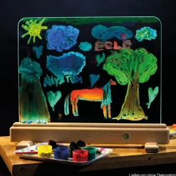 LED-Leuchtstaffelei mit Farbwechsel, zum Bemalen