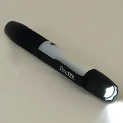 LED-Taschenlampe mit Leselicht, 17 cm lang, 2 cm ø
