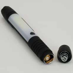 LED-Taschenlampe mit Leselicht, 17 cm lang, 2 cm ø