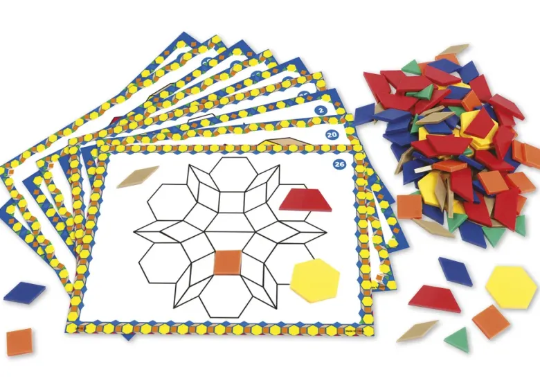 Legespiel "Geometrische Formen", 144-tlg.