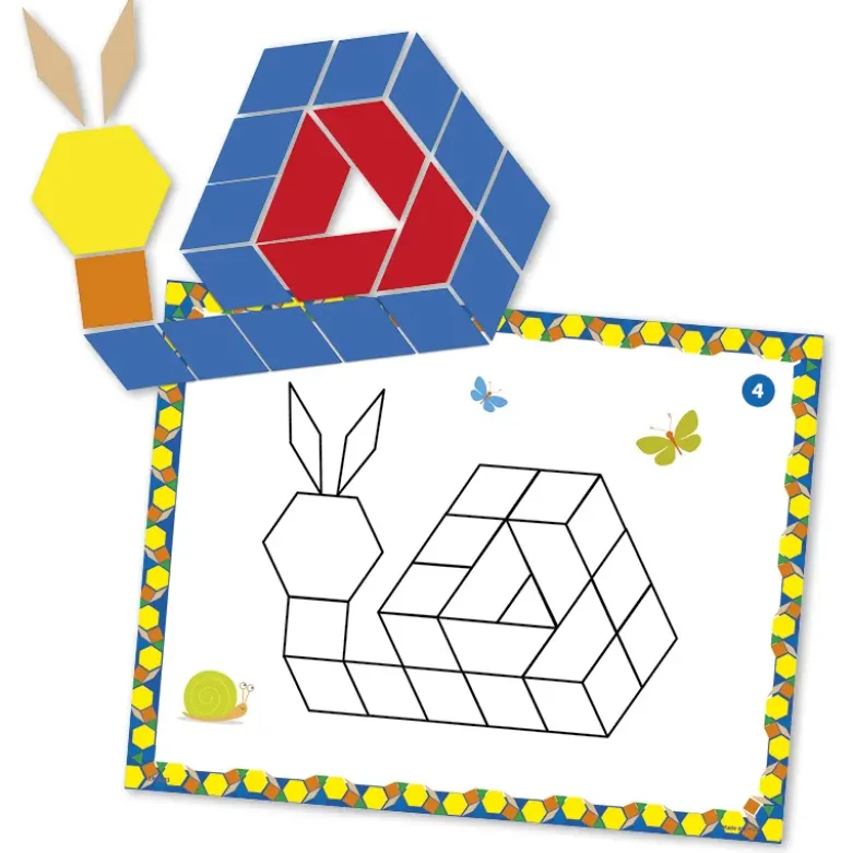 Legespiel "Geometrische Formen", 144-tlg.
