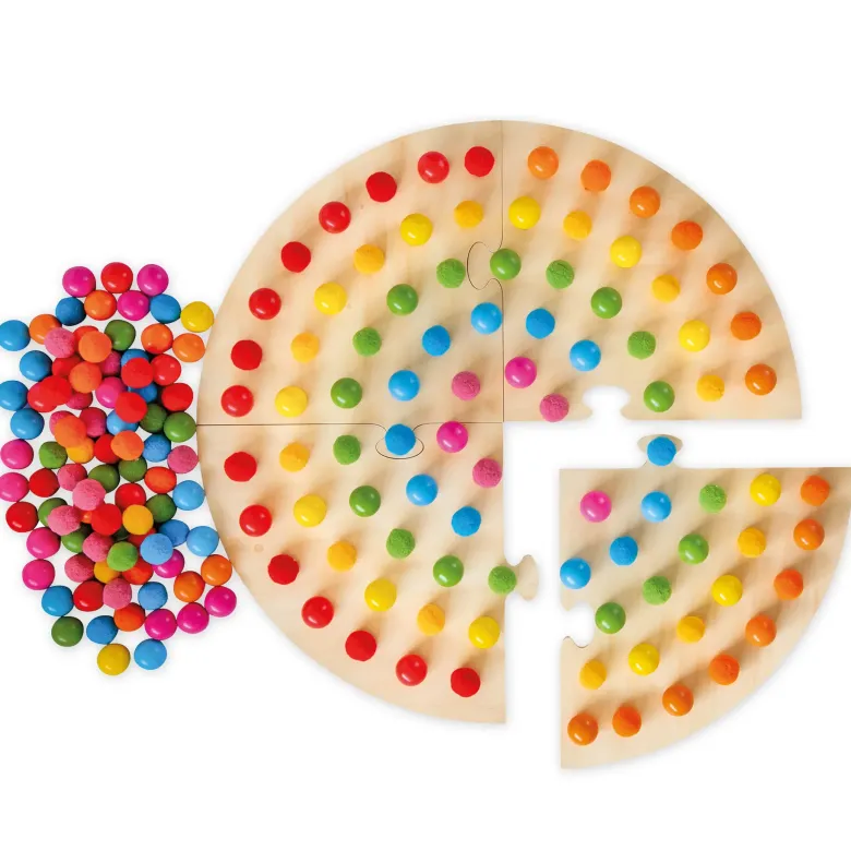 Legespiel "Regenbogen-Legekreis", 184-tlg.
