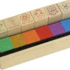 Lehrer-Stempel aus Holz "Anerkennung", 6-tlg.