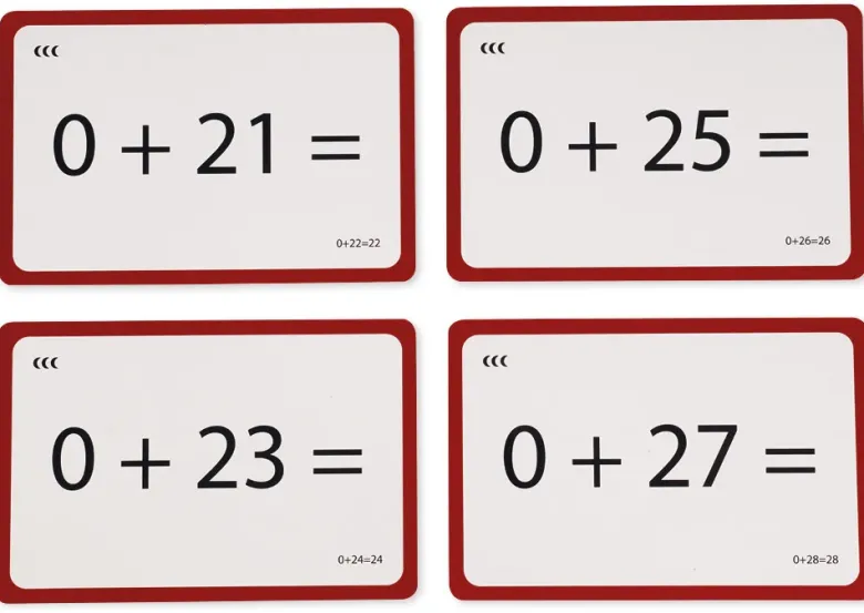 Lernkarten Mathematik "Additionsaufgaben", 249-tlg. in Kartonbox