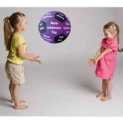 Lernspiel-Ball "Pello" - Kennenlern-Sätze Deutsch