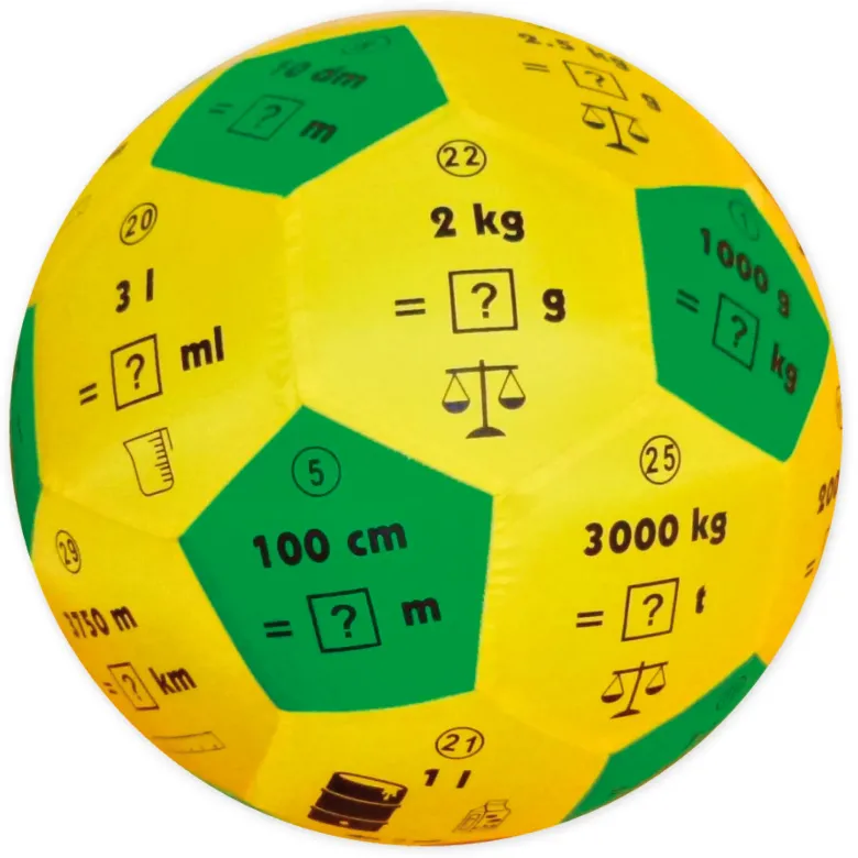 Lernspiel-Ball "Pello" - Maßeinheiten