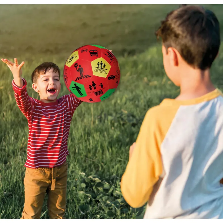 Lernspiel-Ball "Pello" - Verkehrs-Erziehung