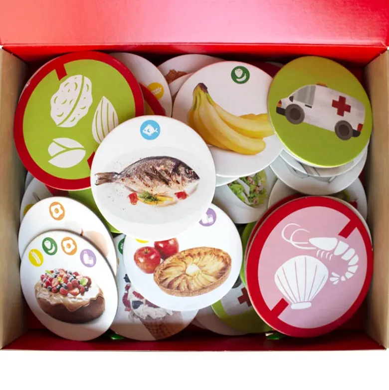 Lernspiel "Lebensmittel-Allergien und -Intoleranzen", 65-tlg.