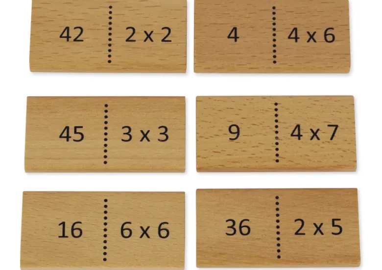Lernspiel "Mathemino Multiplikation", 37-tlg.