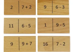 Lernspiel "Mathemino Plus & Minus", 37-tlg.