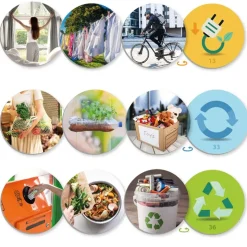 Lernspiel "Recycling und Müll", 46-tlg.