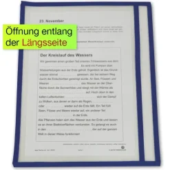Lern- und Sammeltasche A4-Plus quer, mit Farbeinfassung, 10-tlg.