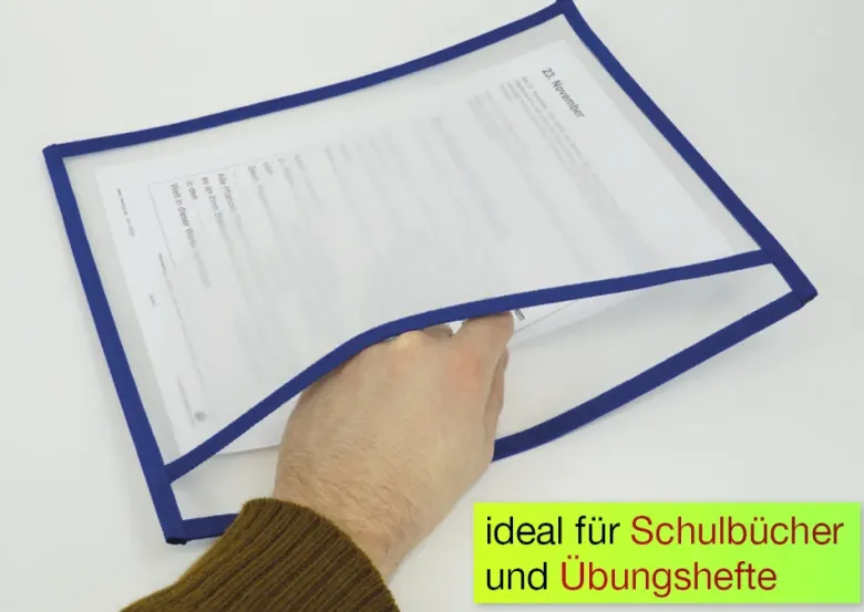 Lern- und Sammeltasche A4-Plus quer, mit Farbeinfassung, 10-tlg.