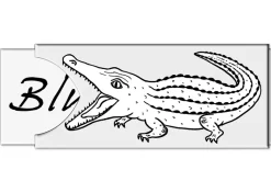 Leseschieber Wort-Krokodil